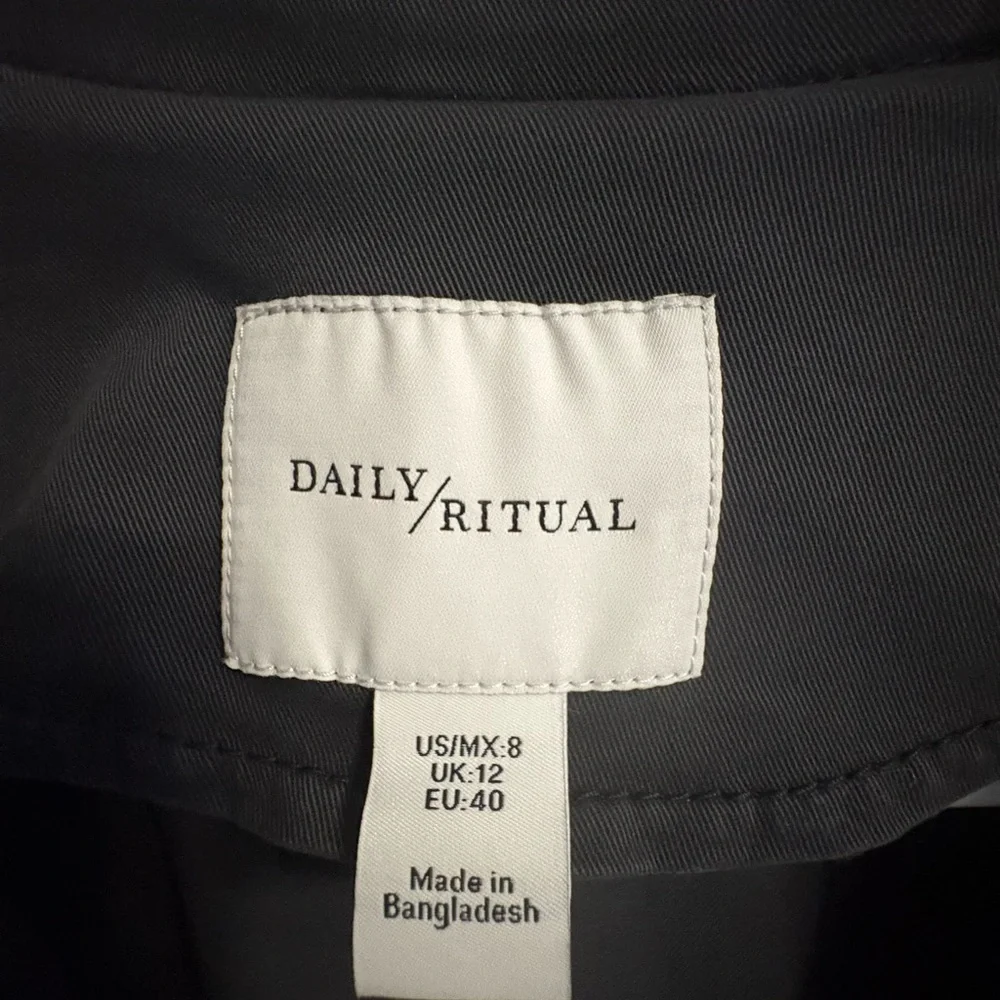 Daily Ritual Blue/Gray Utility Jacket - Picture 3 of 3